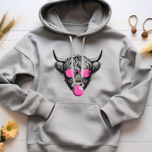 Bonnie Highland Cow Hoodie