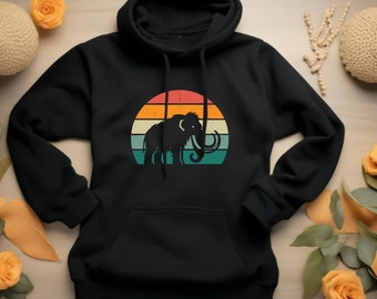Mammoth Hoodie. Mammoth Gift. Prehistoric Gift. Ice Age Gift. Extinct Animal Top. Mammoth Lover. History Gift. Paleontology Gift #FC629