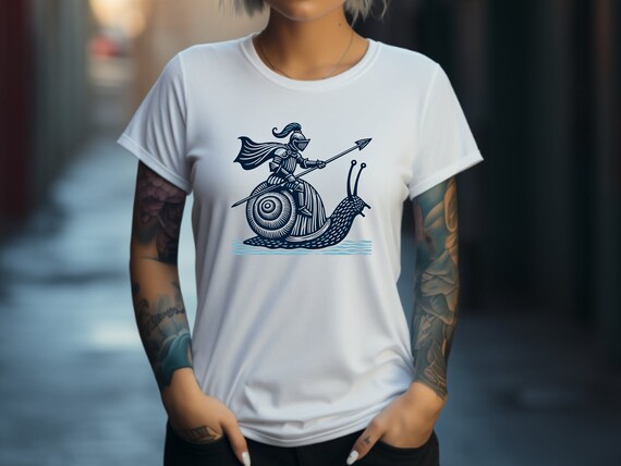 Snail Shirt. Quirky Tee. Humor Shirt. Comedy T-shirt. Joke Shirt. Novelty Tee. Gag Gift Tee. Unique T-shirt. Whimsical Tee. Punny #FC324