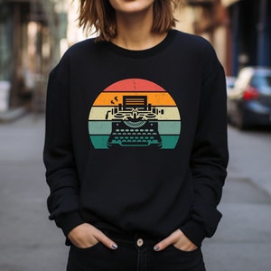 Writer Sweater. Writer Gift. Typewriter Gift. Author Crewneck. Author Gift. Writing Sweatshirt. Writing Gift. Journalist Sweater