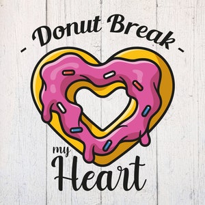 Donut Svg. Foodie Svg. Food Lover Svg. Doughnut Svg. Donut Cut File Dxf. Download for Cricut & Silhouette. Donut Clipart