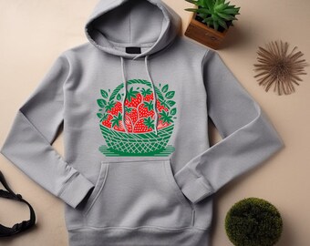 Strawberry Hoodie. Strawberry Gift. Fresh Berry Hoodie. Fresh Berry Gift. Fruit Lover Hoodie. Fruit Lover Gift. Berry Hoodie. Berry Gift