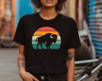 Buffalo Shirt. Buffalo Gift. Buffalo T-shirt. Buffalo Lover Tee. Bison Shirt. Bison Gift. Animal Shirt. Nature Lover Tee