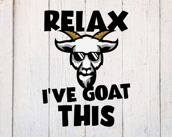 Funny Goat SVG. Goat Lover Svg. Goat Owner Svg. Cut File Dxf. Download for Cricut & Silhouette. Funny Goat Clipart