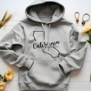 California Hoodie. California Gift. Cali Sweatshirt. Cali Hoodie. Cali Gift. West Coast Hoodie. West Coast Gift. Beach Hoodie. Beach Gift