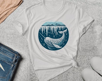 Narwhal Shirt. Narwhal Gift. Arctic Animal Tee. Sea Creature Shirt. Marine Bio Gift. Animal Lover Tee. Animal Lover Gift. Narwhal #FC224