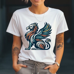 Mystical Shirt. Mystical Gift. Griffin Shirt. Griffin Gift. Fantasy Shirt. Fantasy Gift. Mythical Creature. Mythical Shirt #FC579
