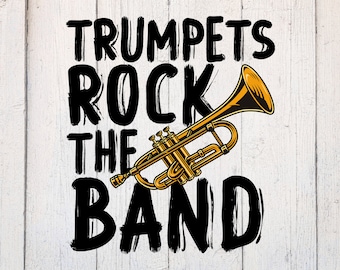 Trumpet Svg. Trumpet Player Svg. Trumpetist Svg. School Band Svg. Trumpet Cut File Dxf. Download for Cricut & Silhouette. Trumpet Clipart