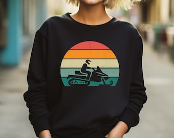 Suéter de moto de nieve. Regalo de moto de nieve. Regalo de jinete de nieve. Equipo de deportes de invierno. Regalo para deportes de nieve. Ropa para motos de nieve. Amor en moto de nieve #FC27