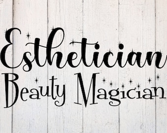 Esthetician SVG. Beauty Svg. Salon Svg. Cut File Dxf. Download for Cricut & Silhouette. Esthetician Clipart