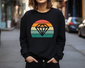 Diamond Sweater. Diamond Gift. Jewel Sweater. Jewel Lover Gift. Jewelry Gift. Miner Sweater. Diamond Collect. Sparkle Sweater