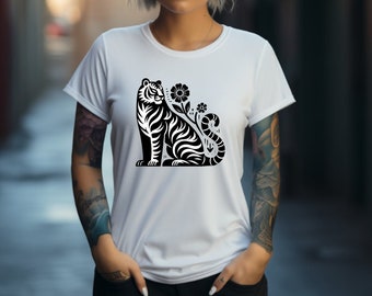 Tiger Shirt. Tiger Gift. Tiger T-shirt. Big Cat Shirt. Big Cat Gift. Animal Shirt. Animal Gift. Wild Animal Shirt. Wild Animal Gift