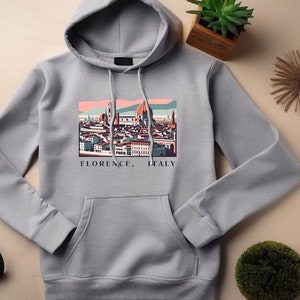 Florence Hoodie. Florence Gift. Italy Sweatshirt. Italy Gift. Cathedral Hoodie. Florence Skyline. Italy Lover Gift. Italian Hoodie
