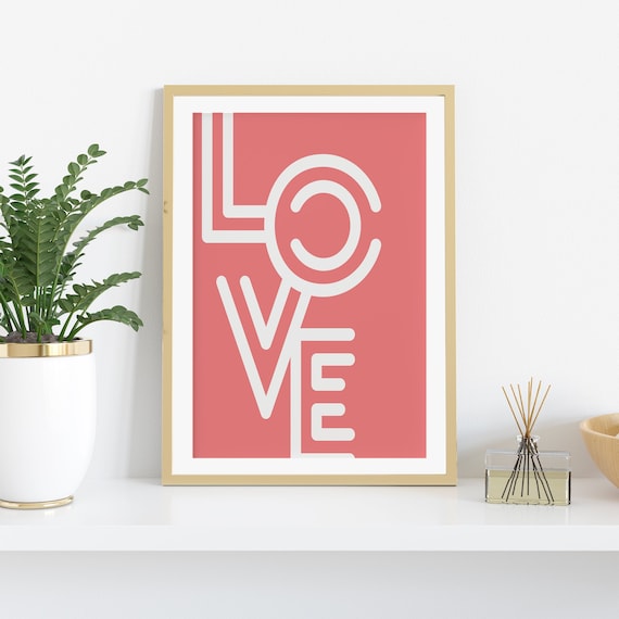 Love Printable. Love Print. Cute Wall Art. Lover Gift. Printable Wall Art. Digital Download. Love Poster. Love Decor. Love Wall Art