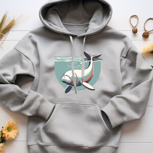 Manatee Hoodie. Manatee Gift. Manatee Sweatshirt. Retro Manatee Hoodie. Retro Manatee Gift. Underwater Hoodie. Underwater Gift