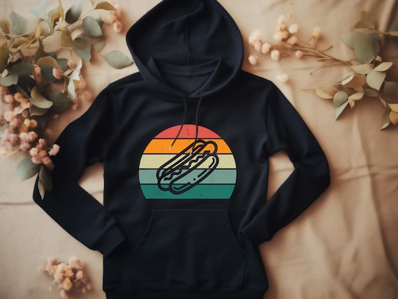 Hot Dog Hoodie. Hot Dog Gift. Foodie Sweatshirt. Foodie Hoodie. Hot Dog Lover. Snack Hoodie. Snack Lover Gift. Casual Hoodie #FC970