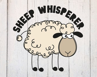 Sheep SVG. Sheep Lover Svg. Sheep Owner Svg. Cut File Dxf. Download for Cricut & Silhouette. Sheep Clipart