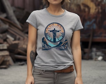 Brazil Shirt. Brazil Gift. Brazilian Shirt. Brazilian Gift. Rio De Janeiro Shirt. Rio Gift. Urban Landscape Gift. Travel Shirt