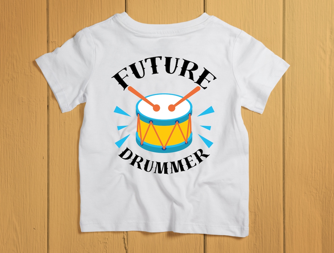 Kids Drummer Shirt. Toddler Drummer Gift. Gift for Drummer. Music Lover