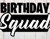 Birthday SVG. Birthday Party SVG. Birthday Celebration Svg. Birthday Cut File. Birthday Dxf. Files for Cricut & Silhouette. Clipart. Png
