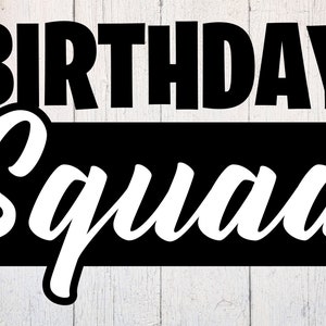 Birthday SVG. Birthday Party SVG. Birthday Celebration Svg. Birthday Cut File. Birthday Dxf. Files for Cricut & Silhouette. Clipart. Png