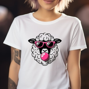 Sheep T-shirt. Sheep Gift. Lamb Shirt. Lamb Gift. Farm Animal Tee. Country Shirt. Shepherd Gift. Animal Lover Tee. Sheep Farmer Top #FC1073
