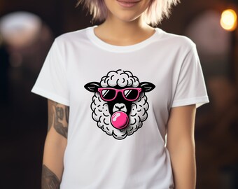 Sheep T-shirt. Sheep Gift. Lamb Shirt. Lamb Gift. Farm Animal Tee. Country Shirt. Shepherd Gift. Animal Lover Tee. Sheep Farmer Top #FC1073