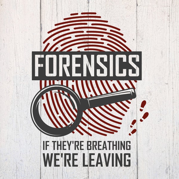 Forensic Svg. True Crime Svg. Crime Tv Svg. Fingerprint Svg. Forensic Cut File Dxf. Download for Cricut & Silhouette. Forensic Clipart