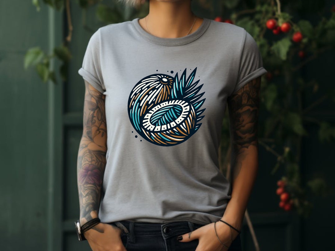 Coconut Shirt. Coconut Gift. Tropical Shirt. Tropical Gift. Beach Lover ...