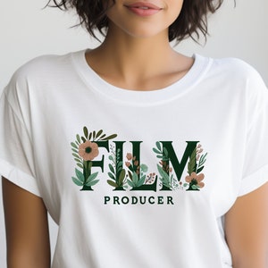 Producer Shirt. Producer Tee Gift. Film Crew Tee. Movie Maker Shirt. Film Industry Tee. Cinematographer Top. Director Tee Gift