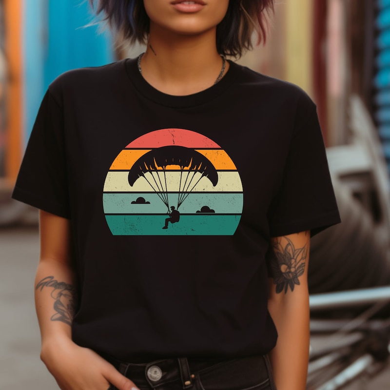 T-shirts Parapente Parapente Parachute