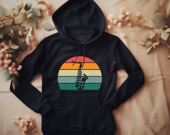 Sax Hoodie. Sax Gift. Saxophone Sweat. Music Hoodie. Jazz Hoodie. Band Gift. Saxophonist. Sax Player Gift. Musician Sweat. Sax Lover #FC609