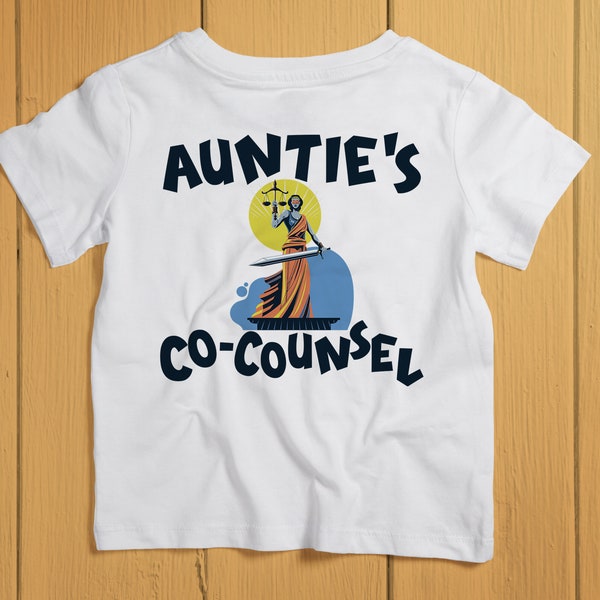Kids Aunt Lawyer Shirt. Toddler Aunt Lawyer Gift. Future Lawyer. Law Graduation. Lawyer T-Shirt. Attorney Shirt. Attorney Gift. Lawyer Shirt