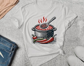 Chili Shirt. Chili Cook Gift. Chili T-shirt. Chili Cook Off. Chili Lover Tee. Comfort Food Tee. Cook Off Shirt. Cook Off Gift