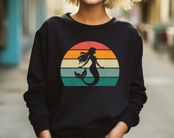 Mermaid Sweater. Mermaid Gift. Ocean Sweater. Sea Lover Gift. Mermaid Lover. Mermaid Style. Fantasy Sweater. Nautical Crewneck