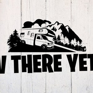 Rv Svg. Camper Svg. Camping Svg. Adventure Svg. Rv Cut File Dxf. Download for Cricut & Silhouette. Rv Clipart. Camping Trip. Trailer Svg