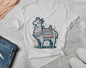 Llama Shirt. Llama Gift. Bohemian Shirt. Llama Lover Tee. Animal T-shirt. Animal Lover Gift. Llama Boho Tee. Llama Top. Boho Chic Shirt
