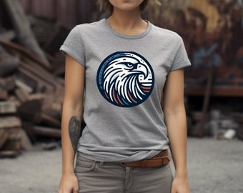 Camisa águila. Regalo de águila. Camiseta águila. Camisa patriótica. Regalo patriótico. Camisa de águila calva. Regalo de águila calva. Regalo para amantes del águila