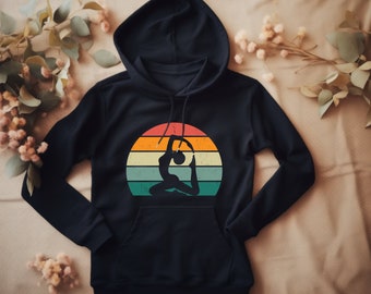 Yoga Hoodie. Yoga Gift. Yoga Pose Sweatshirt. Yoga Pose Hoodie. Yoga Teacher Gift. Yoga Enthusiast. Meditation. Yoga Practice Wear #FC149
