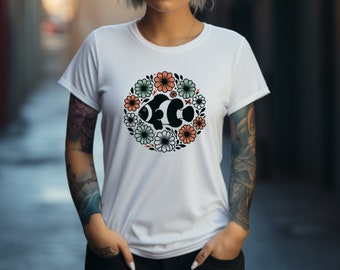 Camisa de pez payaso. Regalo de pez payaso. Camiseta floral. Camisa de flores. Camiseta de pescado. Camisa oceánica. Camiseta de vida marina. Camisa de acuario. Camiseta amante del océano