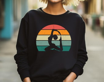 Yoga Sweater. Yoga Gift. Yoga Pose Crewneck. Yoga Teacher Gift. Yoga Enthusiast. Meditation Sweater. Yoga Practice. Yoga Wear