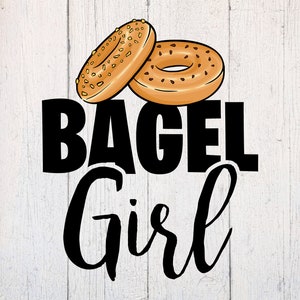 Engraçado Bagel Svg. Amante de Bagel Svg. Nova Iorque SVG. Arquivo de corte de bagel Dxf. Baixe para Cricut e Silhueta. Bagel Clipart