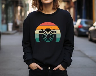 Photographer Sweater. Photographer Gift. Camera Crewneck. Camera Gift. Photo Sweater. Photo Gift. Lens Sweater. Lens Gift. Snapshot Sweater