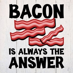 Bacon SVG. Bacon Lover Svg. Foodie Svg. Breakfast Svg. Cut File Dxf. Download for Cricut & Silhouette