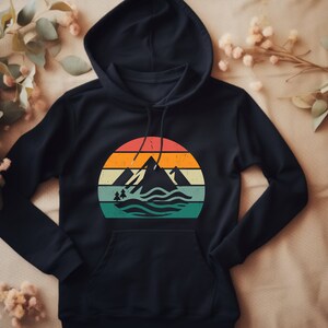 Mountain Hoodie. Mountain Gift. Mountain Sweatshirt. Nature Hoodie. Nature Gift. Hiking Hoodie. Hiking Gift. Outdoor Sweatshirt