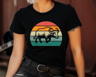 Water Buffalo Shirt. Buffalo T-shirt. Animal Shirt. Animal Lover Tee. Buffalo Lover Gift. Nature Lover Tee. Safari T-shirt