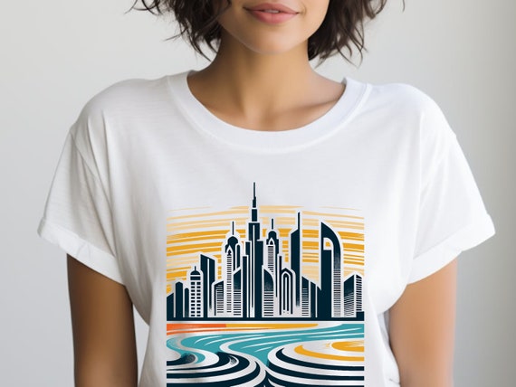 New Dubai Love Skyline Unisex T Shirt For Holidays In Dubai New Dubai Love Skyline Unisex T Shirt For Holidays In Dubai