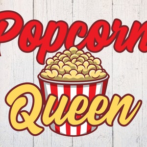 Popcorn Dxf File - Etsy