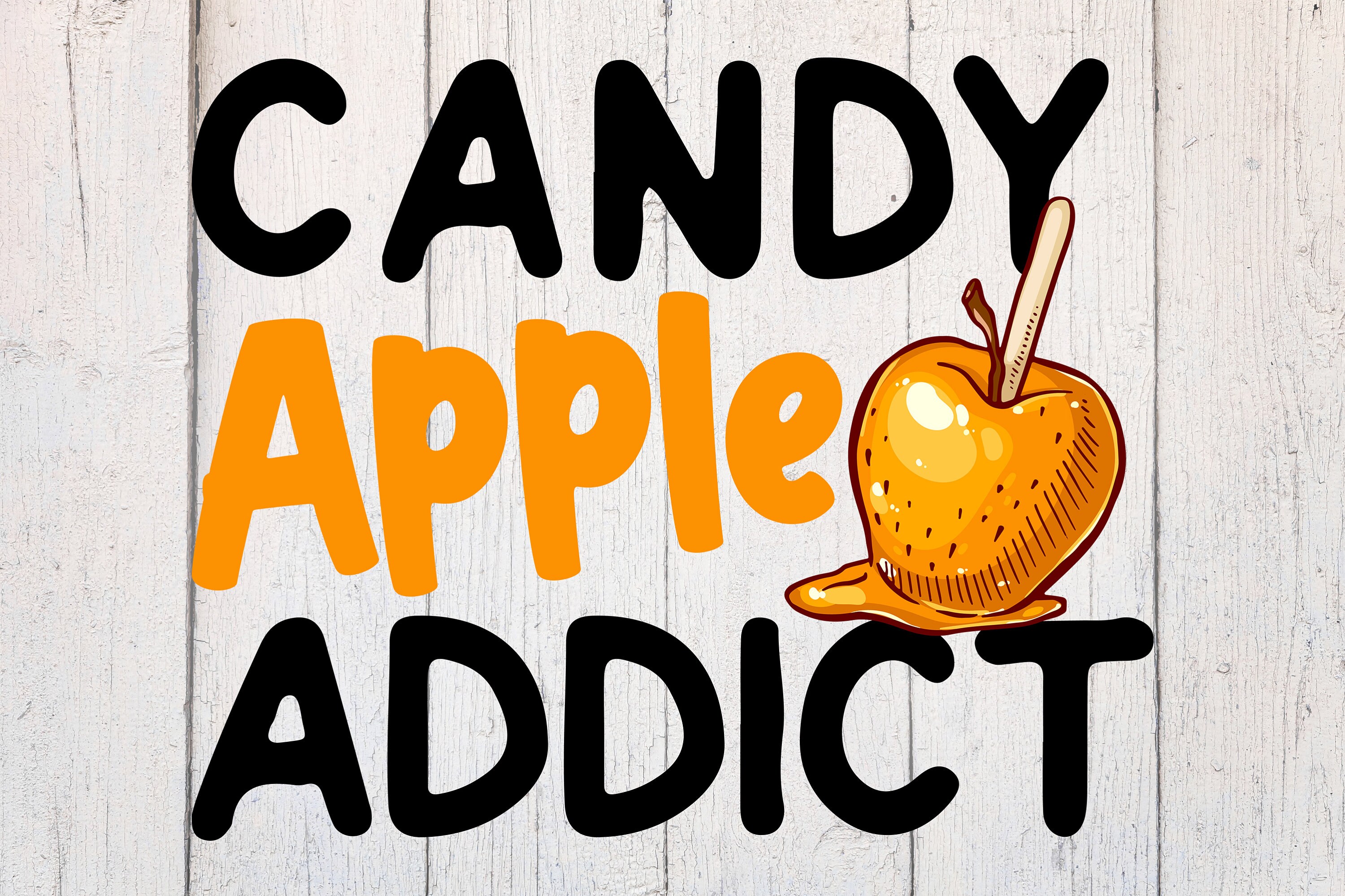 Candy Apple SVG Candy Apple Png Candy Apple Cut File Dxf Etsy