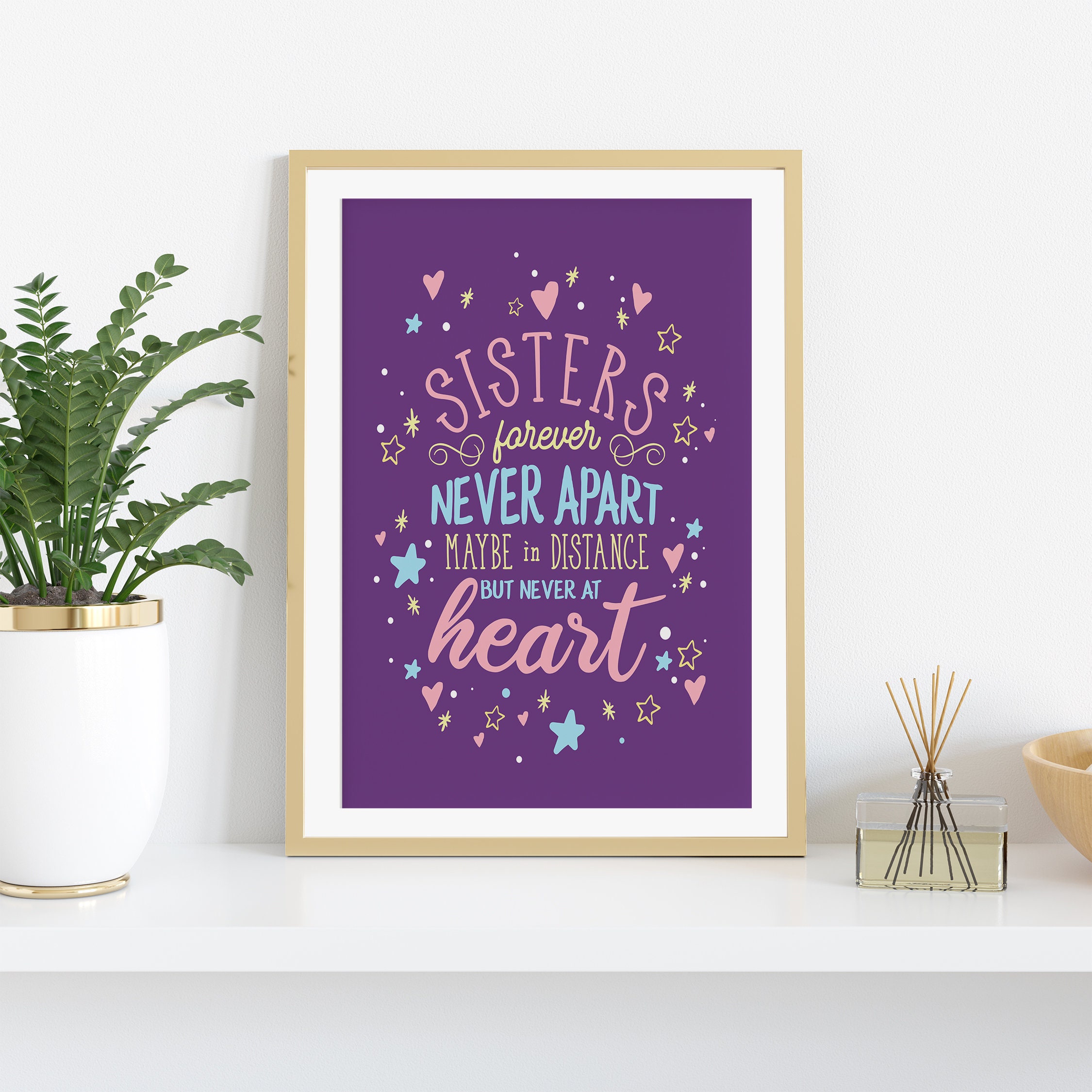 Sister Printable Art Sister Wall Art Gift for Sister Sister | Etsy